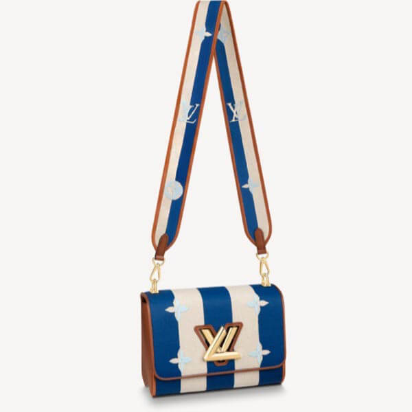 【ルイヴィトン】☆ショルダーバッグ ストライプスーパーコピー青☆M57659